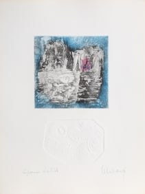 Lebadang (aka Hoi), Meditation in Space, Etching with Relief