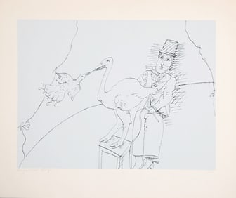 Benjamin Levy, Circus Performer, Lithograph