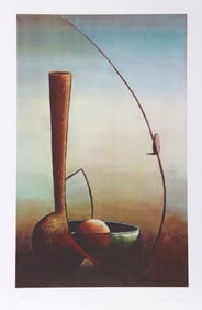 Jan Van Raay, Still Life with Vase, Lithograph