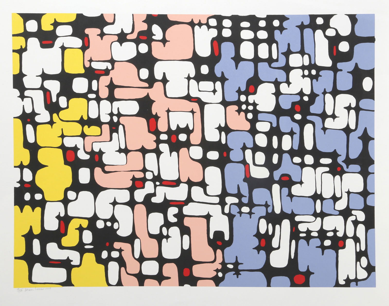 Ibram Lassaw, Continuity, Screenprint