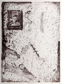 Italo Scanga, Raven, Lithograph