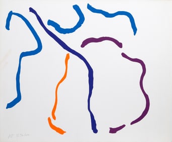 Raymond Parker, Signed Abstract Screenprint