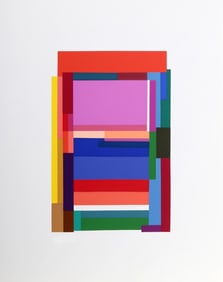 Barbara Lynch Zinkel, Rainbow II, Screenprint