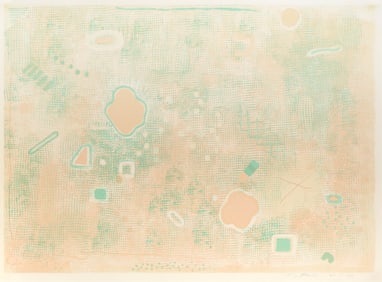 Robert Natkin, Intimate Lighting I, Screenprint on Arches