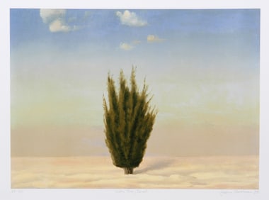 John Beerman, Cedar Tree, Israel, Lithograph