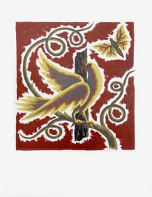 Jean Picart le Doux, L'Oiseau sur la Branche, Lithograph