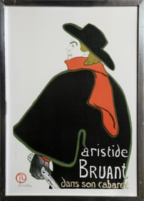 After Henri de Toulouse-Lautrec, Aristide Bruant dans son Cabaret, Poster