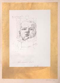 Michelangelo Pistoletto, No. 4, Screenprint