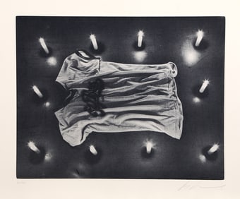 Les Levine, T-Shirt from the Candlelight Series, Photo-Etching