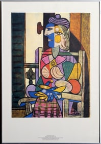 Pablo Picasso, Femme Assise Devant sa Fenetre, Lithograph on Arches paper
