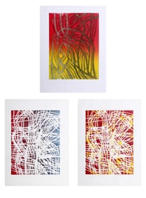Clover Vail, Lot of Three Abstract Prints