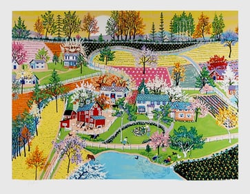 Kay Ameche, Spring in Gettysburg, Screenprint