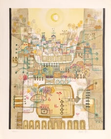 Heshi Yu, Metropolis, Lithograph