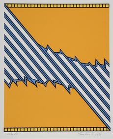 Nicholas Krushenick, Greensboro, Screenprint