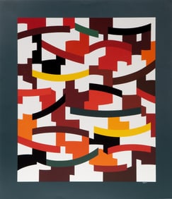 Yaacov Agam, Union III, Screenprint