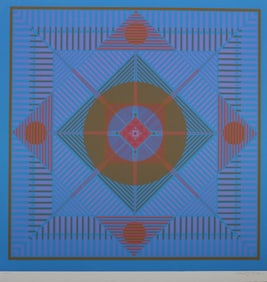 Robert Tucker, Geometric Tablet, Screenprint