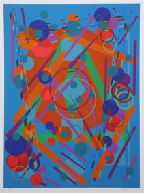 Joseph Grippi, Colored Circles, Screenprint