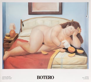 Fernando Botero, La Lettera, Poster