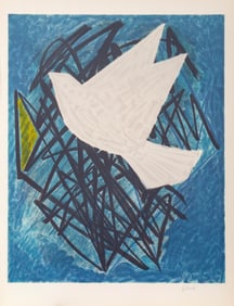 Emile Gilioli, Dove, Lithograph on Arches
