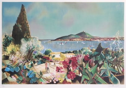 Robert Vernet Bonfort, Nice, Lithograph on Arches