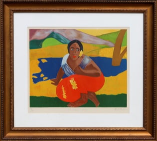 David Stein, A La Maniere de Gauguin, Lithograph