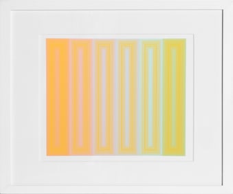 Richard Anuszkiewicz, Sun Keyed, Screenprint