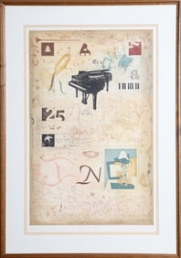 M.J. Wells, Proportions III, Aquatint Etching