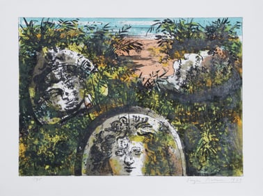 Eugene Gustavovitch Berman, La Medusa, Lithograph