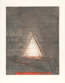 Karl Fred Dahmen, Semiotische Komposition, Aquatint Etching