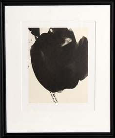 Robert Motherwell, Three Poems: Nocturne VI, Lithograph on Japon with Chine Colle to Magnani paper