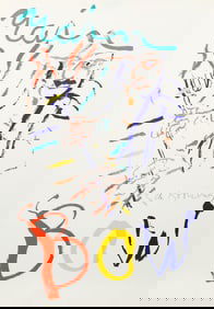 Willem de Kooning, Rainbow: Thelonious Monk, Devil at the Keyboard, Lithograph on Thin Velin