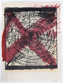 Antoni Tapies, Diana, Lithograph on Japon
