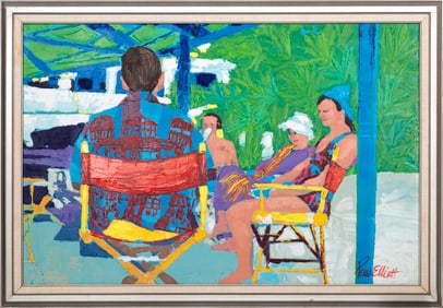 Russ Elliott, Tortolla, Acrylic on canvas