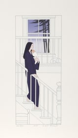 Will Barnet, The Cat, Screenprint on Arches