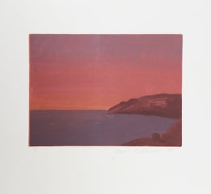 John Beerman, Sunset Cove, Monotype