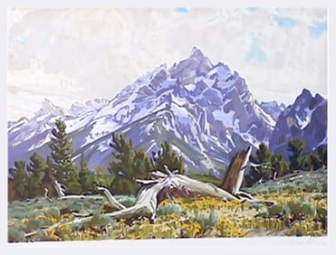 Conrad Schwiering, Tapestry of Spring, Lithograph