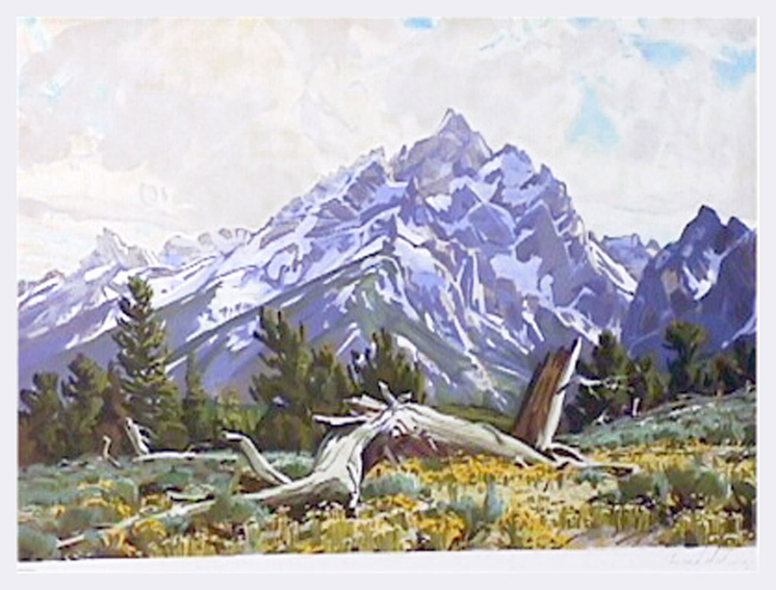 Conrad Schwiering, Tapestry of Spring, Lithograph (1 of 2)