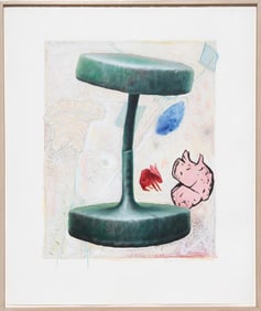 Edward Henderson, Untitled 2, Mixed Media Painting on Paper