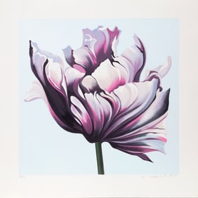 Lowell Blair Nesbitt, Parrot Tulip III, Screenprint