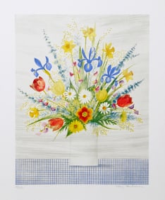 Mary Faulconer, Spring Bouquet, Lithograph