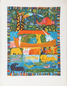 Judith Bledsoe, Noah's Ark, Lithograph