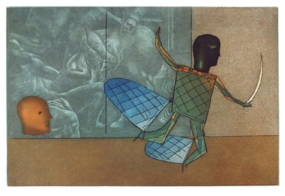 Saint Clair Cemin, Untitled, Etching with Aquatint