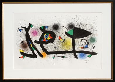 Joan Miro, Sculptures (M. 950), Lithograph on BFK Rives