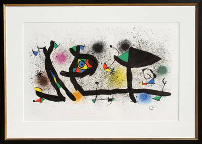 Joan Miro, Sculptures (M. 950), Lithograph on BFK Rives (1 of 4)