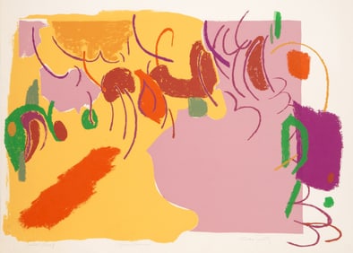 Frieda Savitz, Quiet Rooms, Screenprint