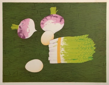 Shunji Sakuyama, Cutting Board, Woodcut on Arches