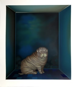 Igor Galanin, Shar-Pei , Screenprint
