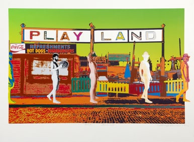 Steven Bernstein, Rainbow - Arc-en-Ciel, Screenprint on Arches