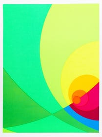Herbert Aach, Split Infinity #4BS, Screenprint