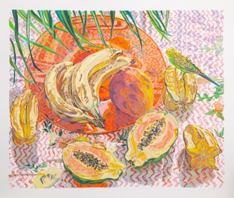 Janet Fish, Still Life with Tropical Fruits, Screenprint on Arches
